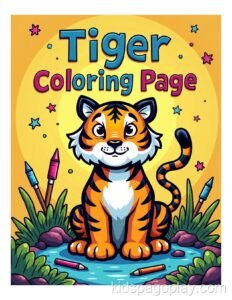 Tiger Coloring Pages – Free Printable Coloring Sheets for Kids